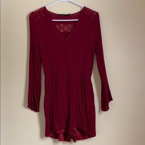 Red Doe & Rae romper